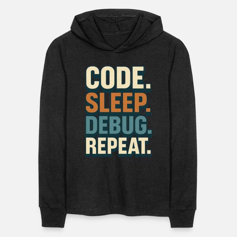 Code. Sleep. Debug. Repeat. - Funny Programmer T-S