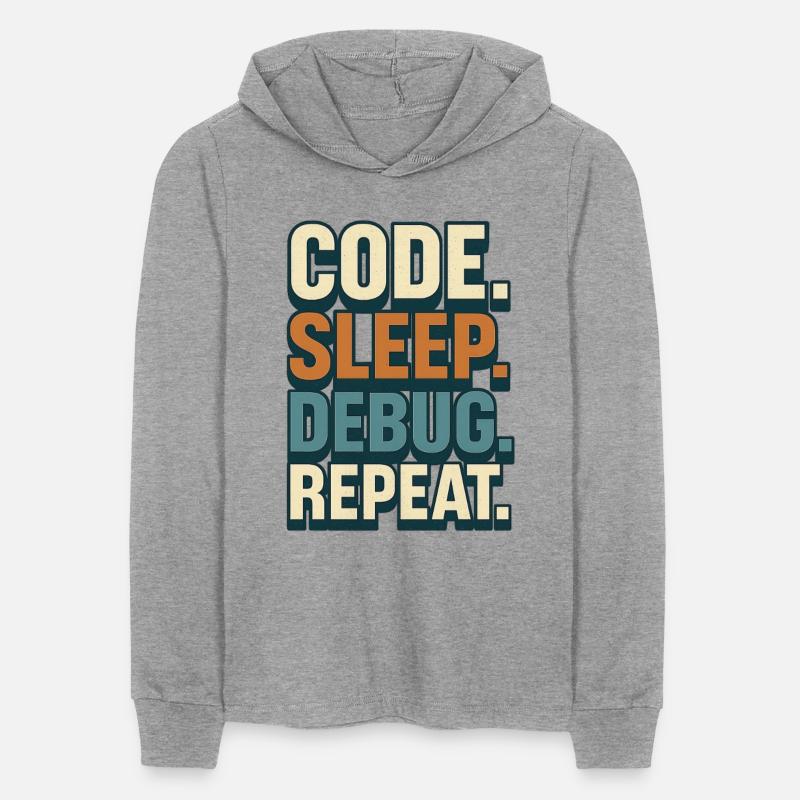 Code. Sleep. Debug. Repeat. - Funny Programmer T-S