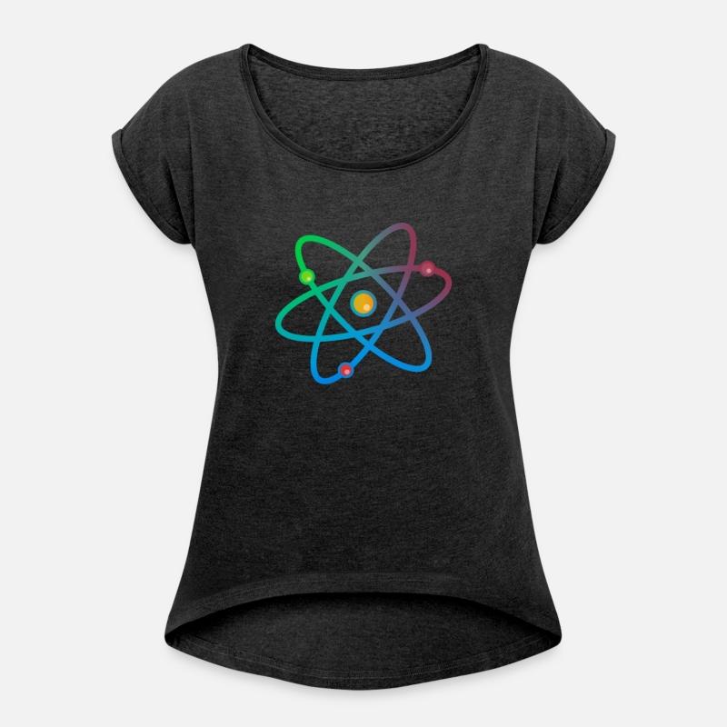 Colorful atom neutron electron