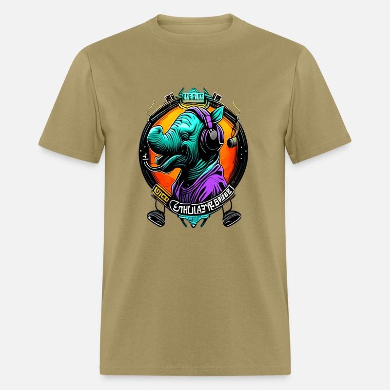 Colorful elephant face