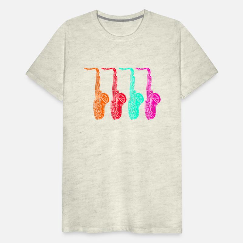 Colorful Saxophones Saxophonists Sax Players