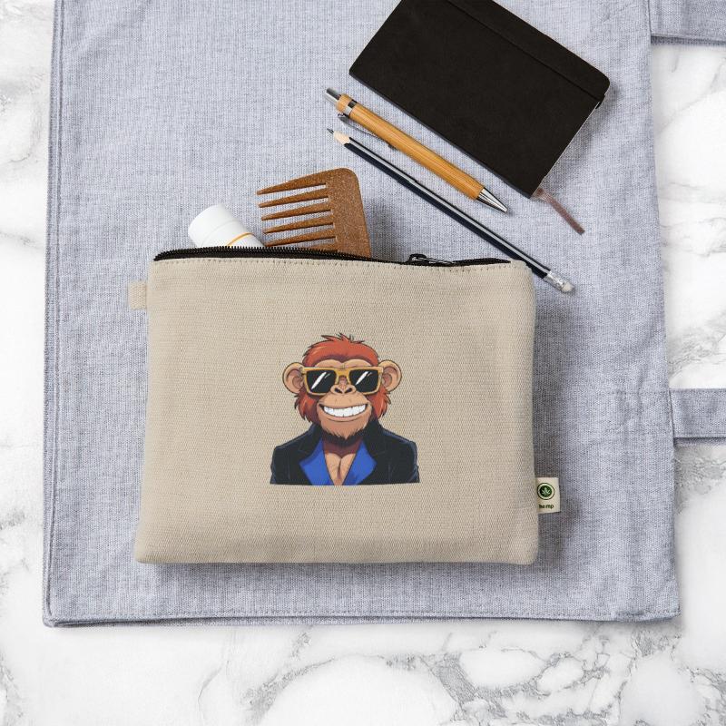 Cool Anthropomorphic Chimpanzee in Sunglasses