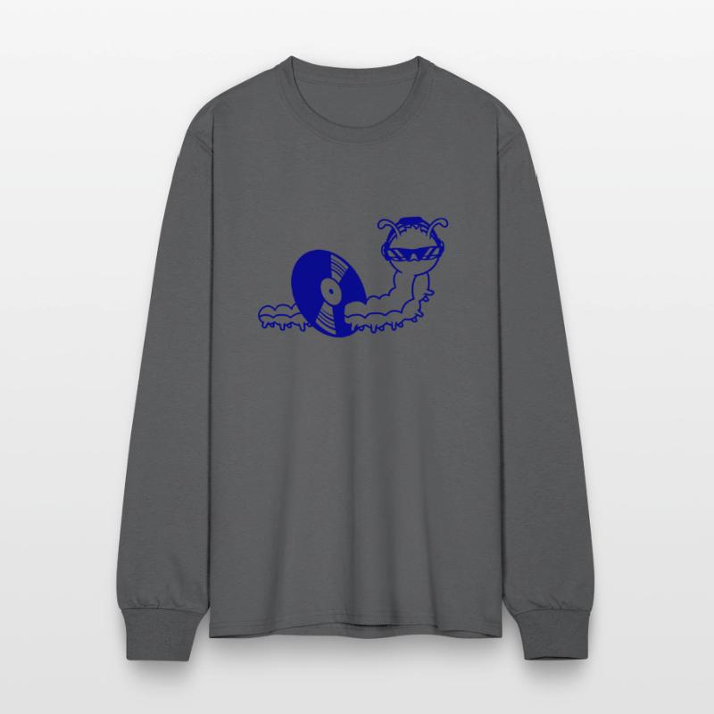 Cool DJ Caterpillar Eats Music Record Vinyl Plate