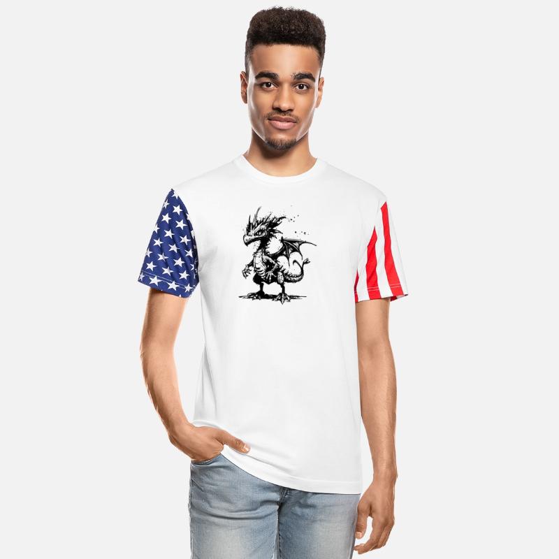 Cool Little Vintage Dragon With Wings