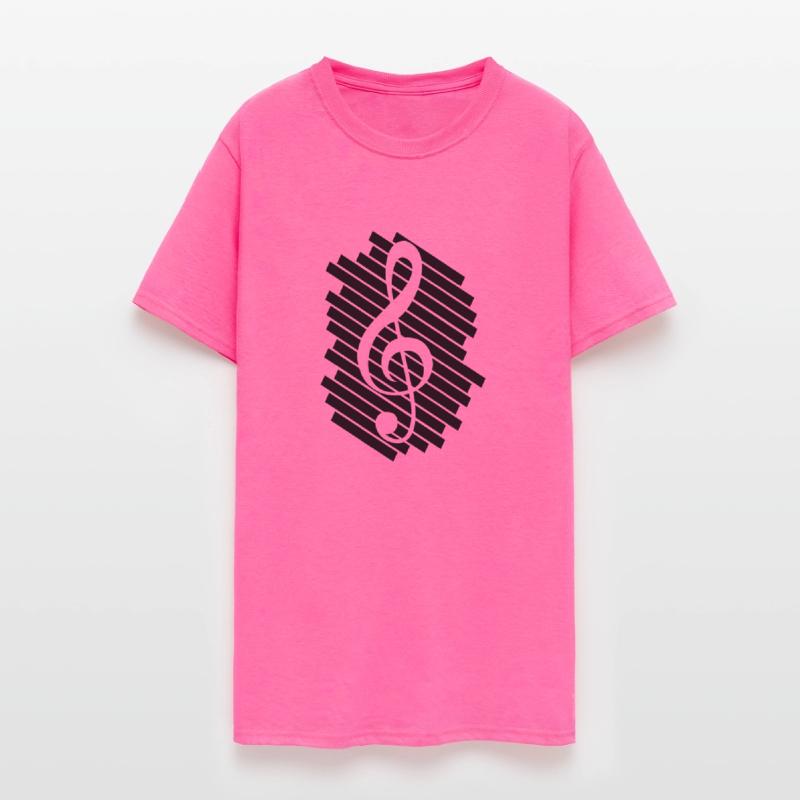 Cool Music Clef Note Lines Stripes Pattern Sound