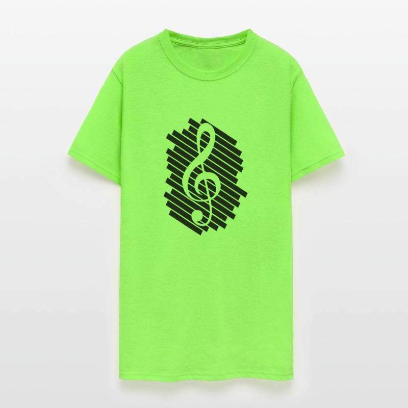 Cool Music Clef Note Lines Stripes Pattern Sound