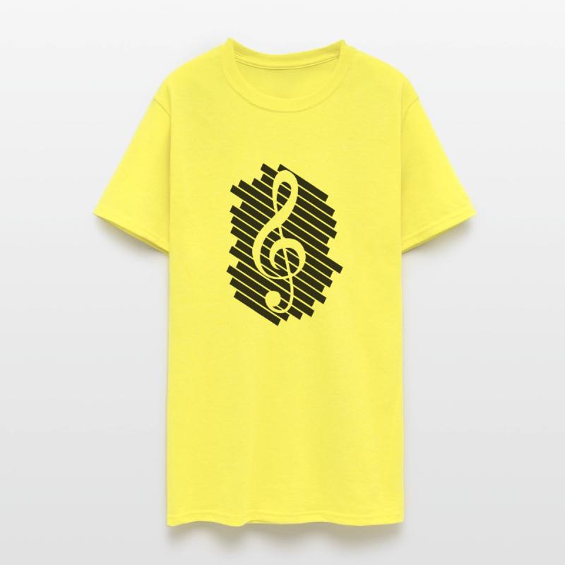 Cool Music Clef Note Lines Stripes Pattern Sound
