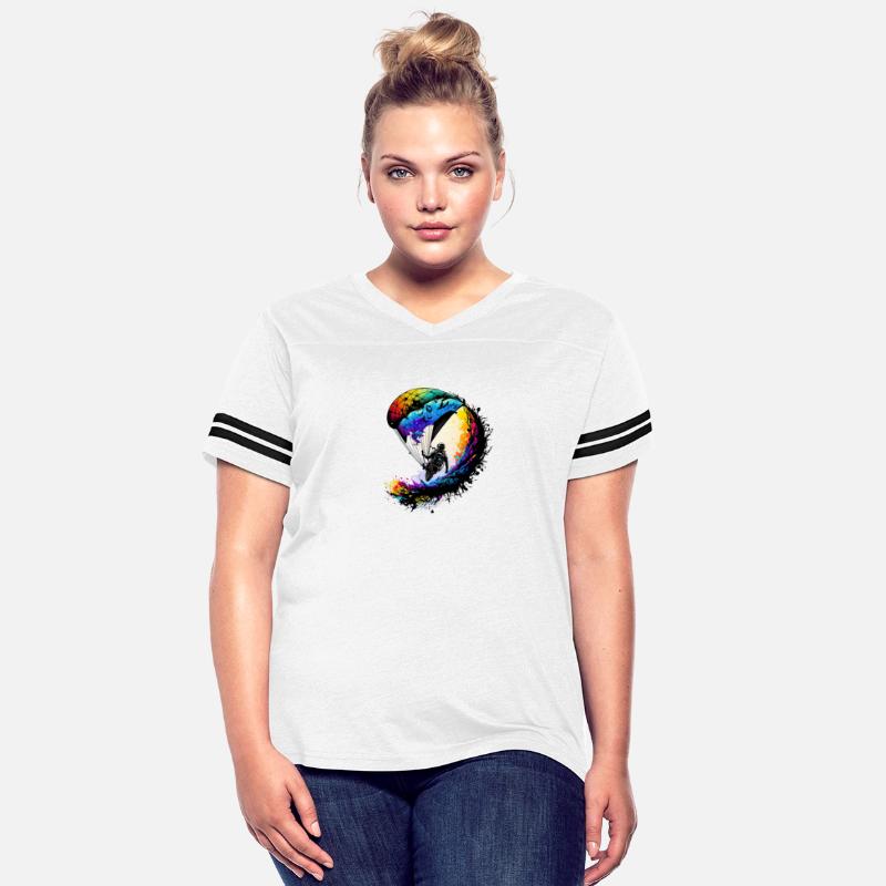 cool paraglider in action