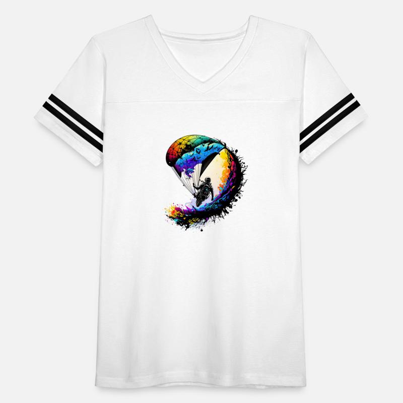 cool paraglider in action