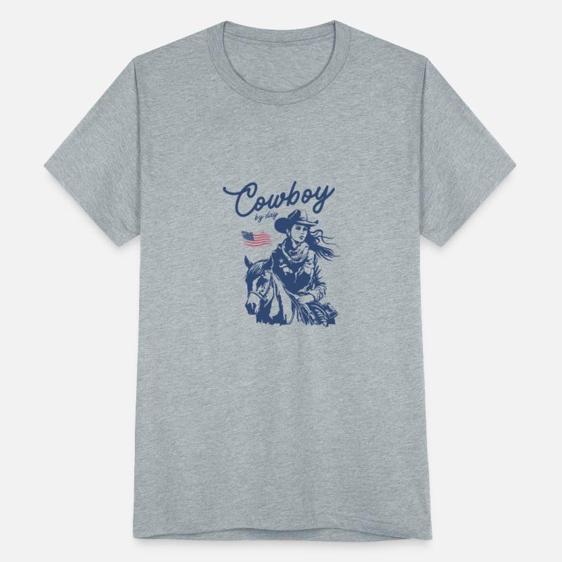 Cowboy by Day - Western Horse Rider Design