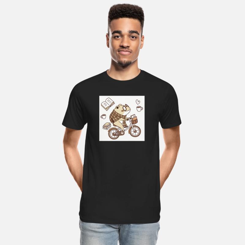 Cozy Bookworm Bicycle Scene