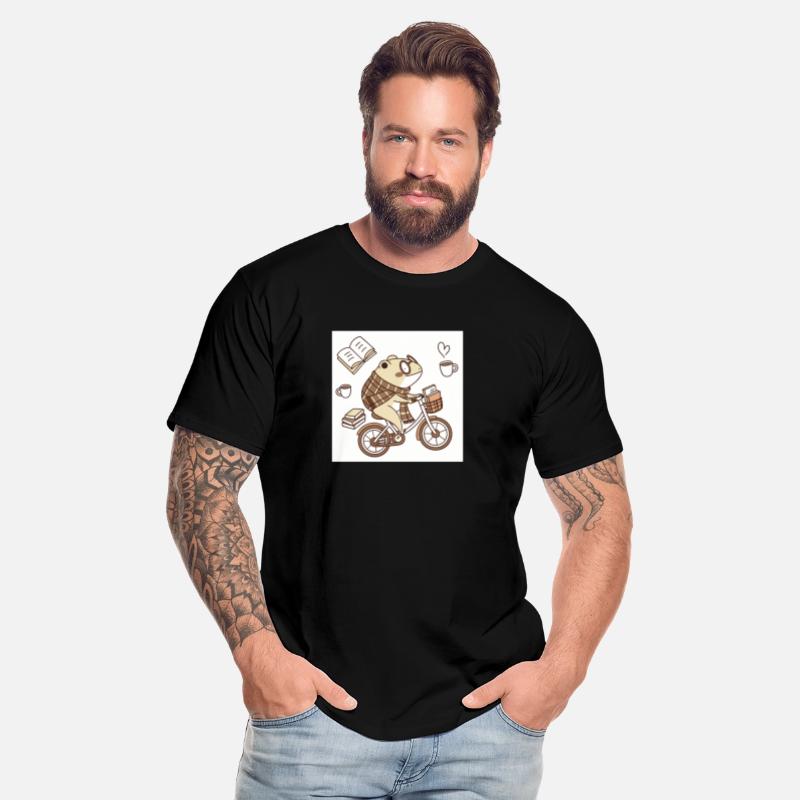 Cozy Bookworm Bicycle Scene