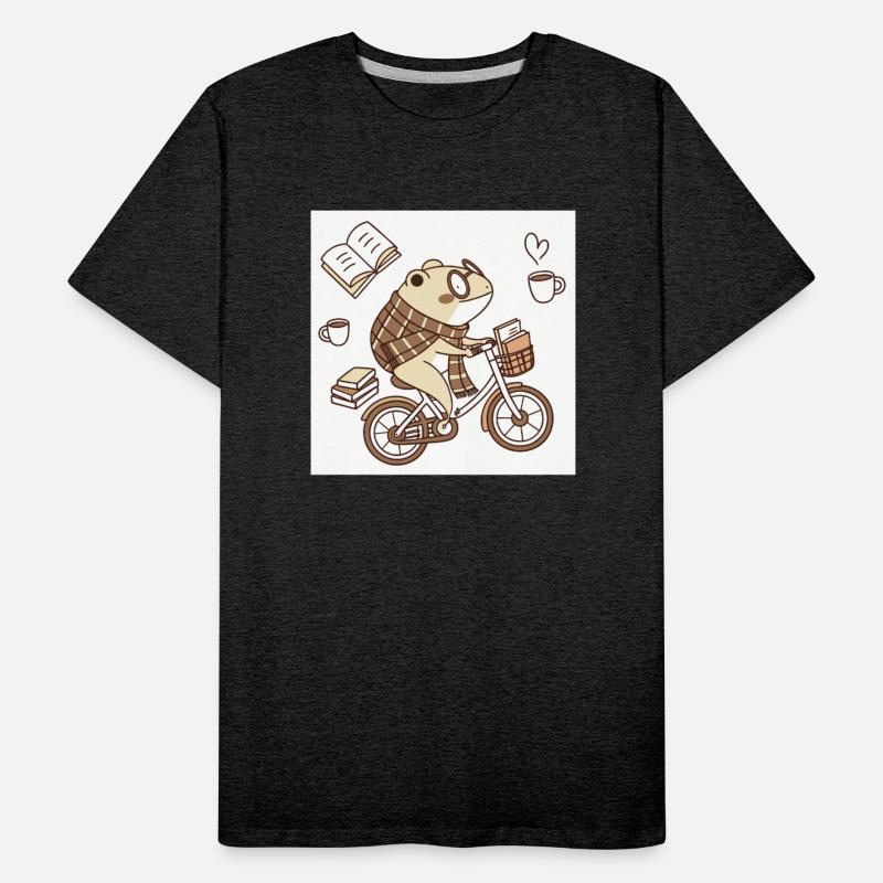 Cozy Bookworm Bicycle Scene