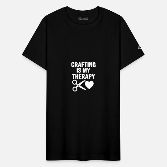 Crafting My Therapy – Funny DIY Lover Shirt heart