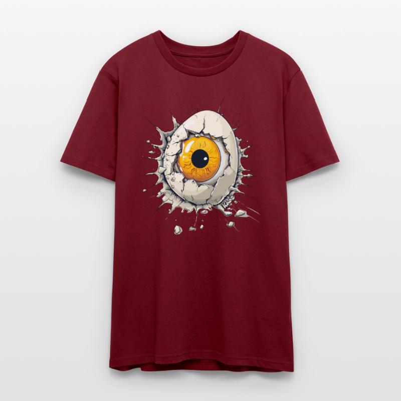 Creepy Orange Eye Hatching from Egg