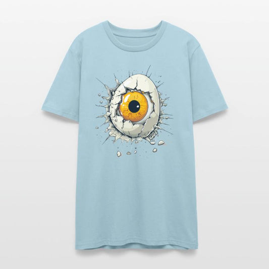 Creepy Orange Eye Hatching from Egg