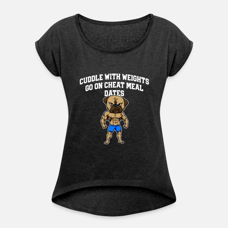 Cuddle Weights Cheat Meal Date Funny Workout Humor