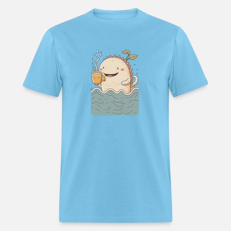 Cute Axolotl & Coffee Kawaii Anime Axolotls