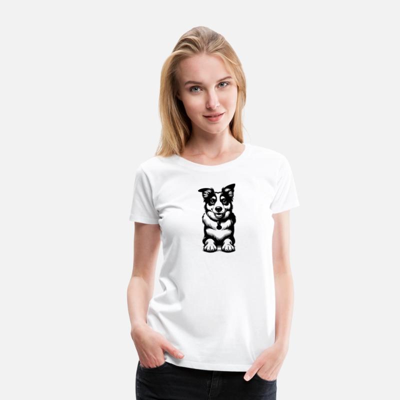 Cute Border Collie Dog Cute Dog Portrait