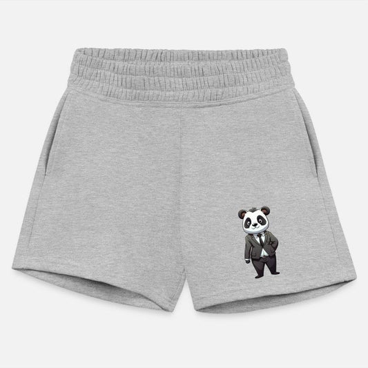 cute cartoon anime panda wearing suit