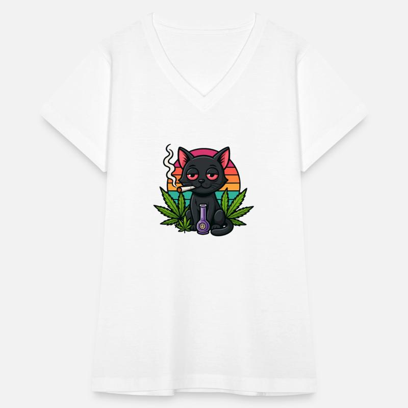 Cute Cat Smoking Weed