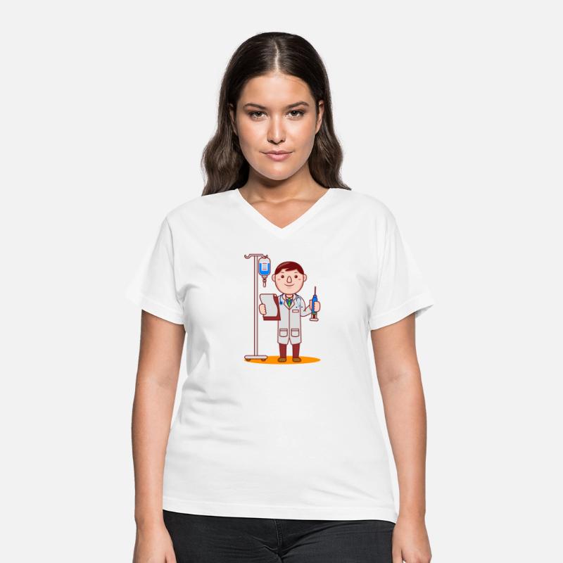 Cute Doctor Cartoon green