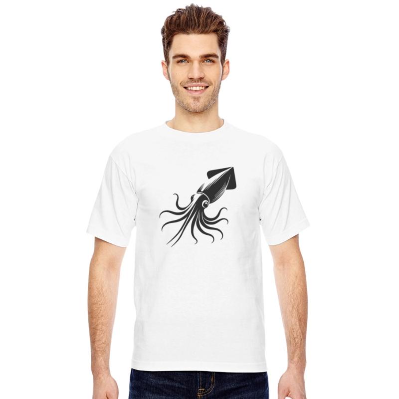 Cute Humboldt Squid Tattoo Diver Style