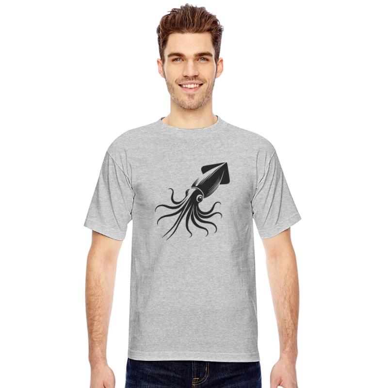 Cute Humboldt Squid Tattoo Diver Style