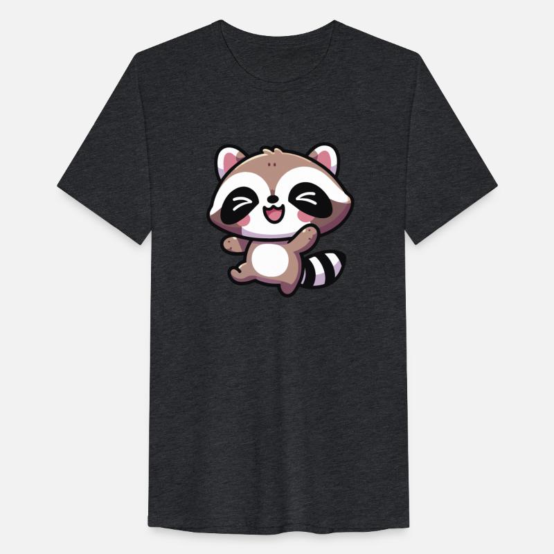 Cute Kawaii Happy Raccoon