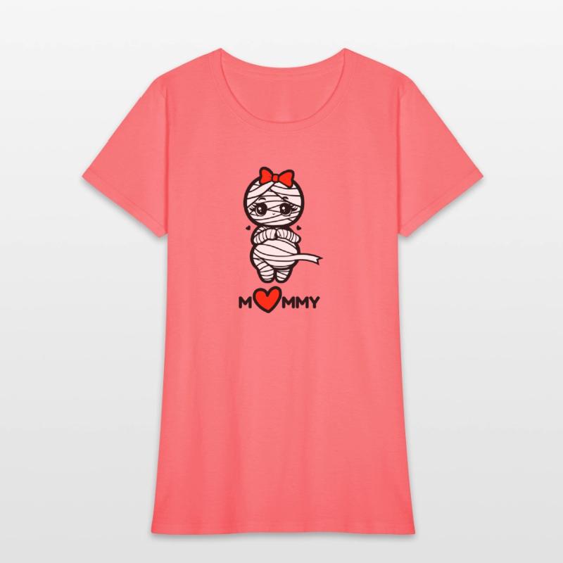 Cute Pregnant Mommy Mummy Cartoon