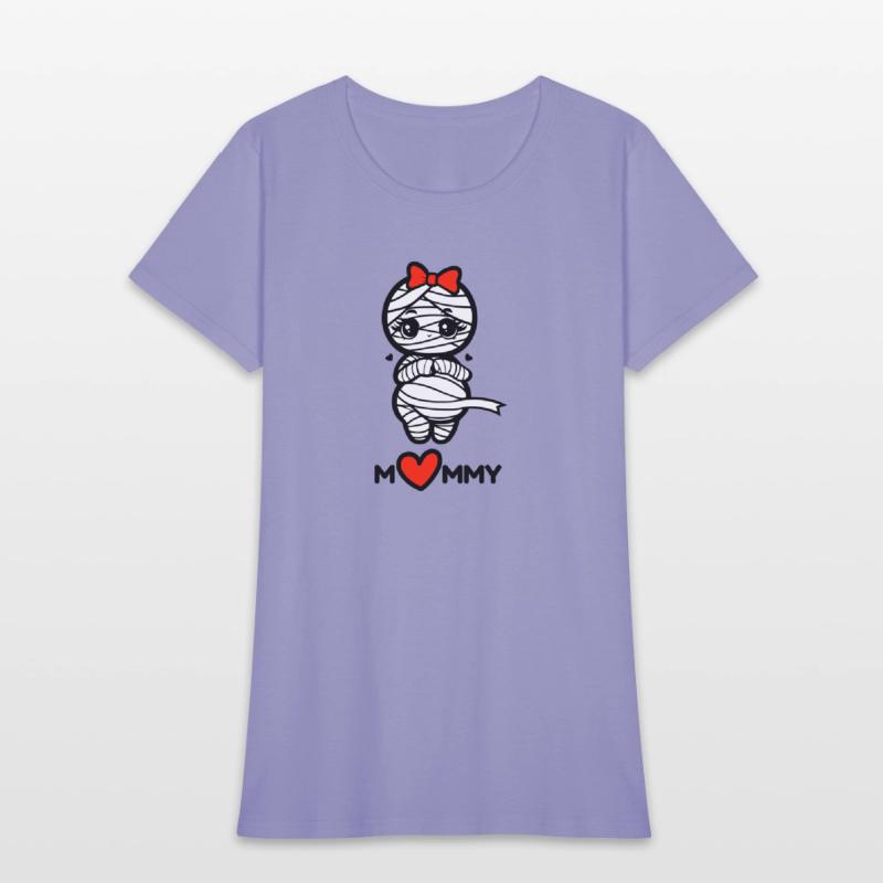 Cute Pregnant Mommy Mummy Cartoon