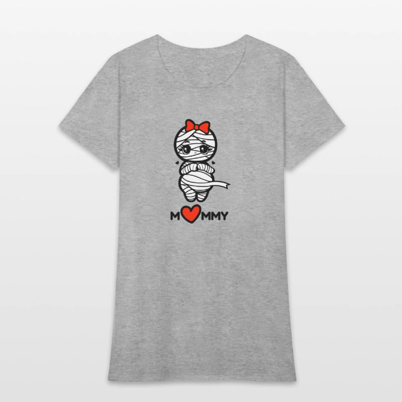 Cute Pregnant Mommy Mummy Cartoon