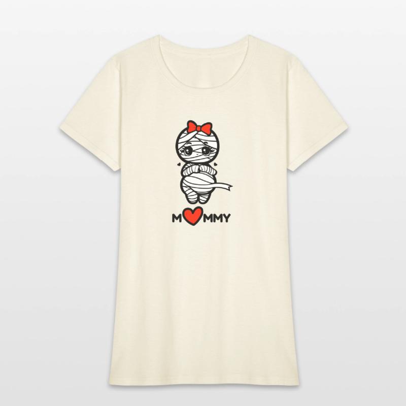 Cute Pregnant Mommy Mummy Cartoon