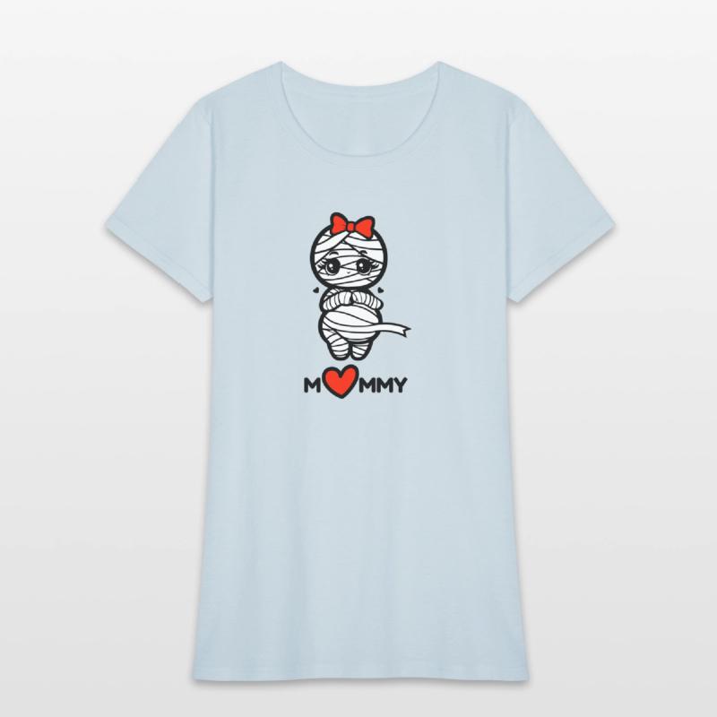 Cute Pregnant Mommy Mummy Cartoon