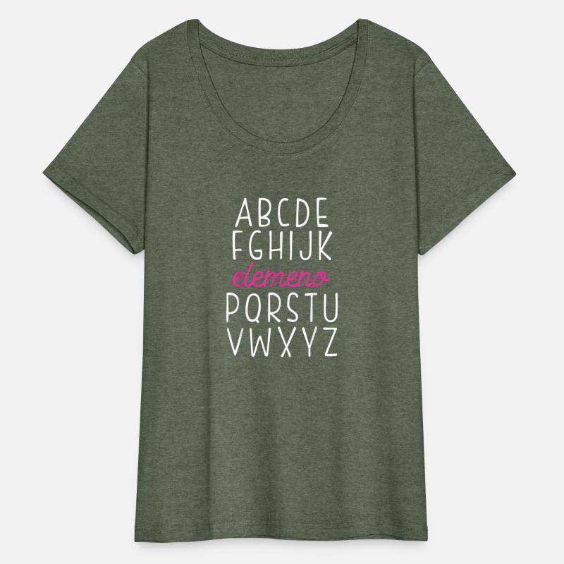 Cute Teacher Shirt Alphabet Shirt Elemeno