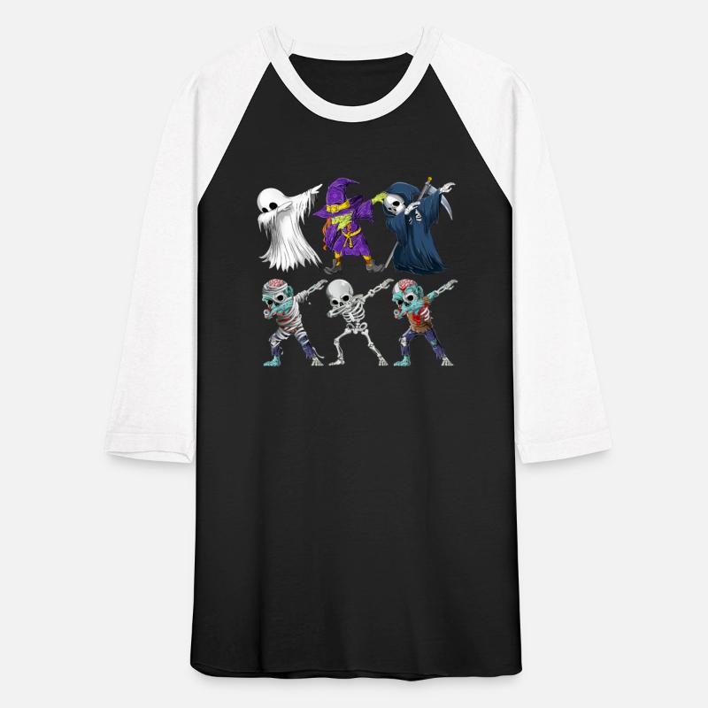 Dabbing Halloween Witch Skeleton Zombie Boo Mummy