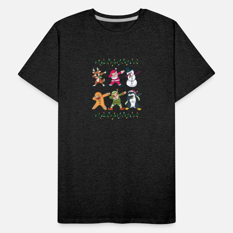 Dabbing Reindeer Santa Snowman