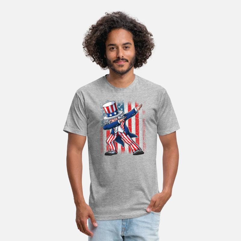 Dabbing Uncle Sam 4th of July American Flag