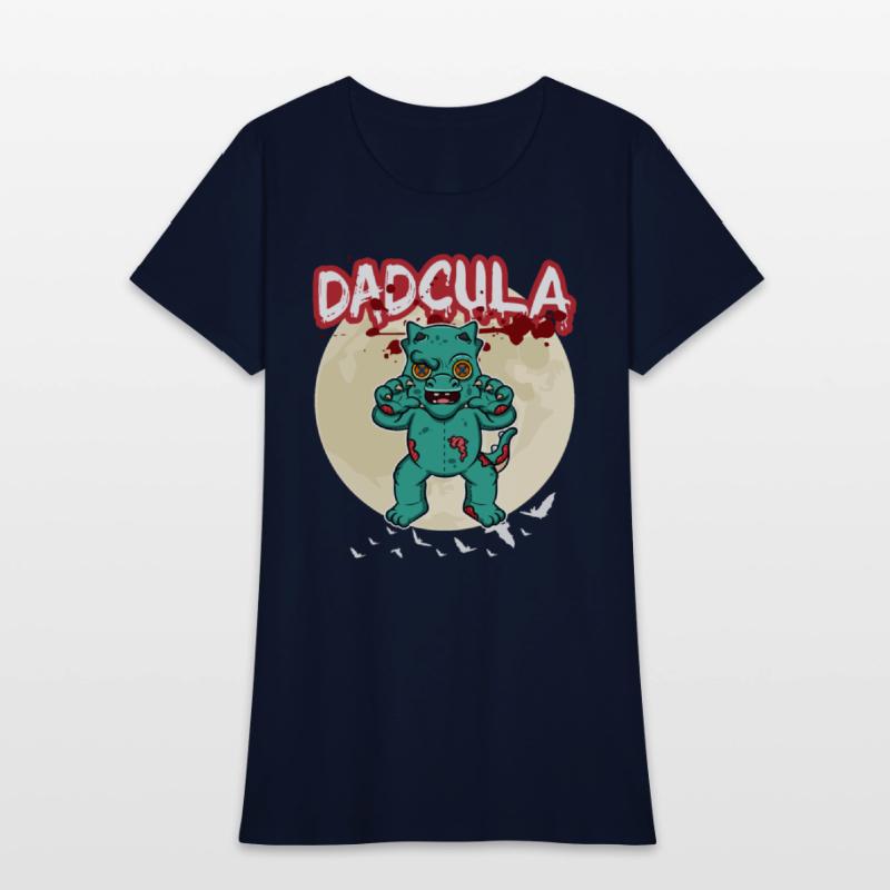 Dadcula Dracula Vampire Dad Funny Halloween Party