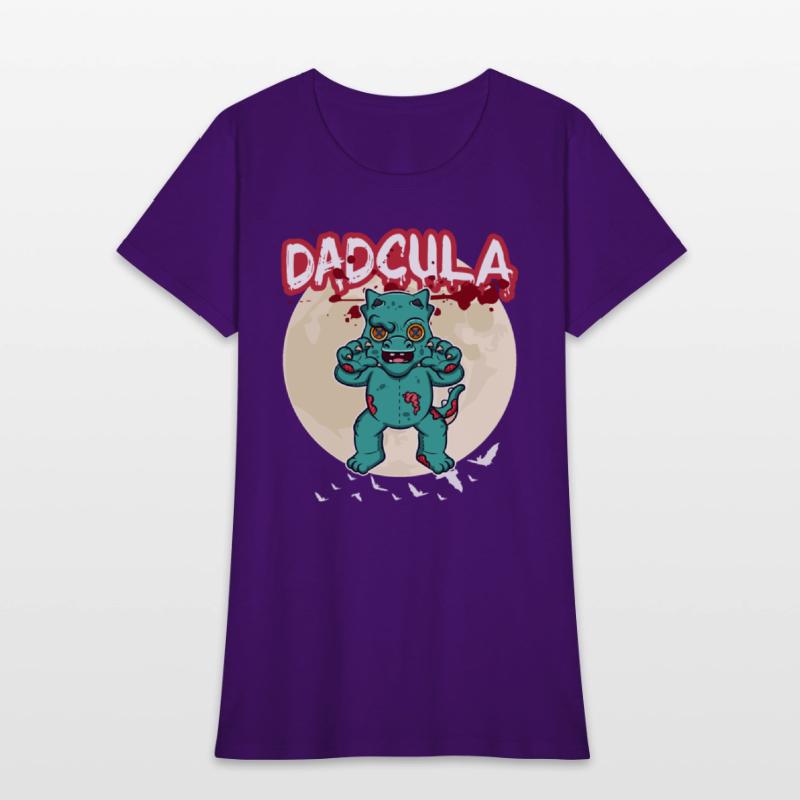 Dadcula Dracula Vampire Dad Funny Halloween Party