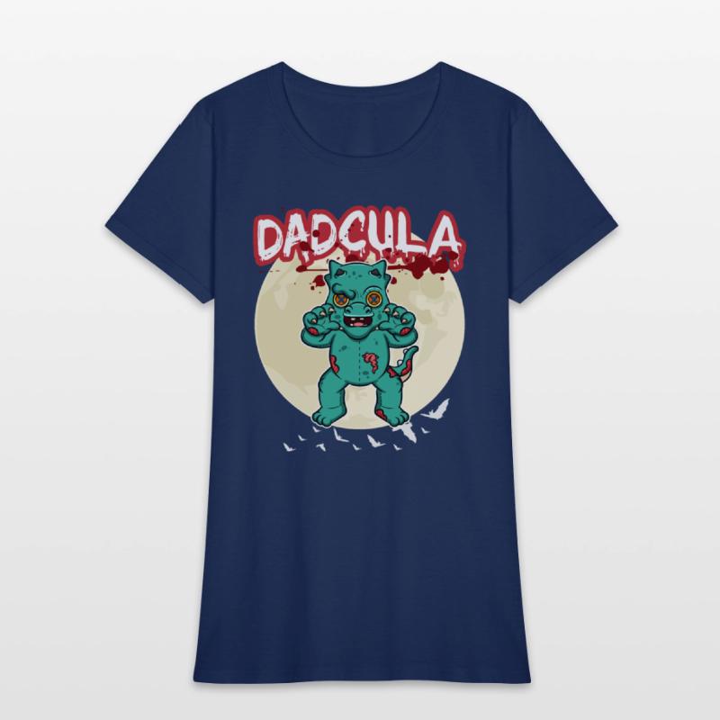 Dadcula Dracula Vampire Dad Funny Halloween Party