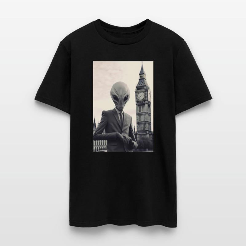 Dapper Alien in London - Art Print at Parliament