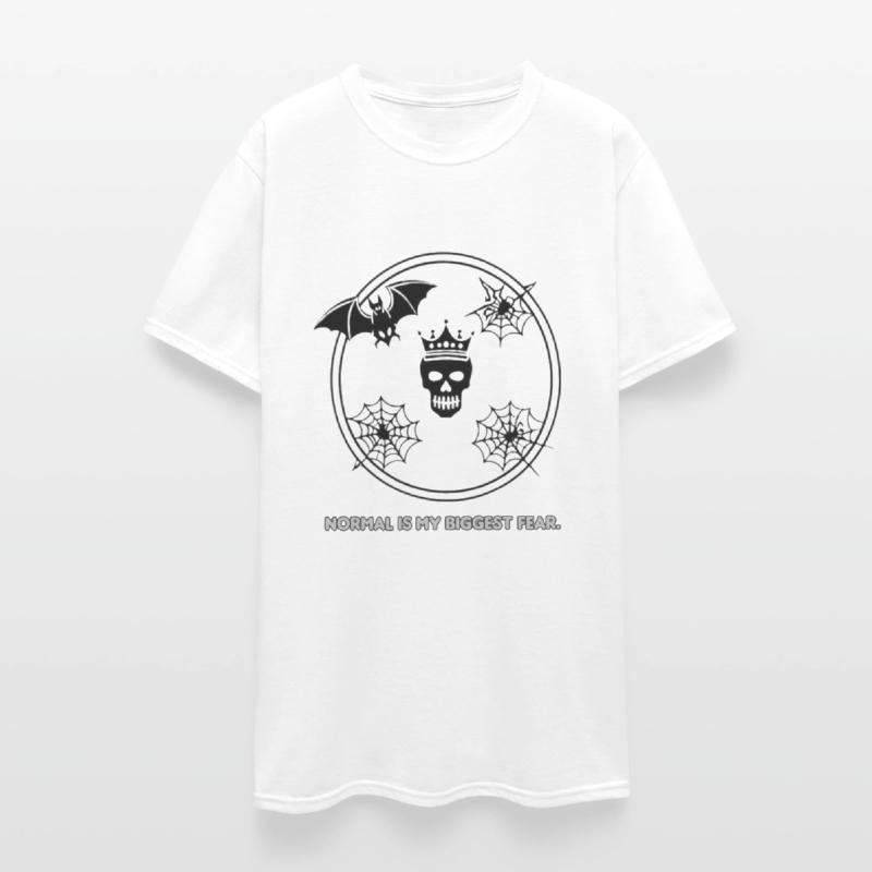 Dark Skull with Bat Web Design