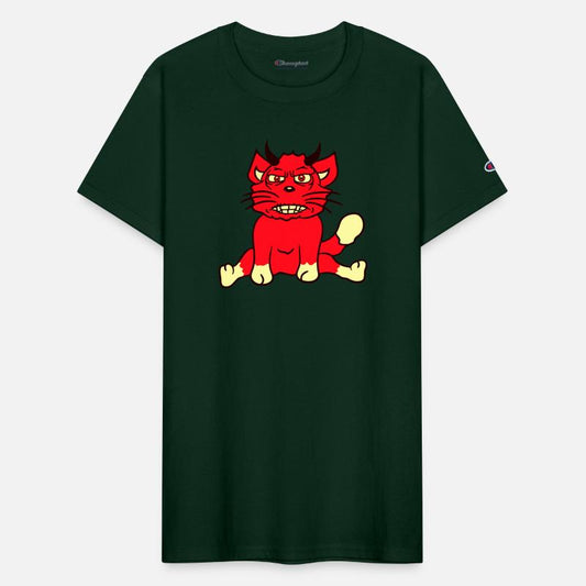 Demon Monster Cat Halloween Fun Horror Devil Horns