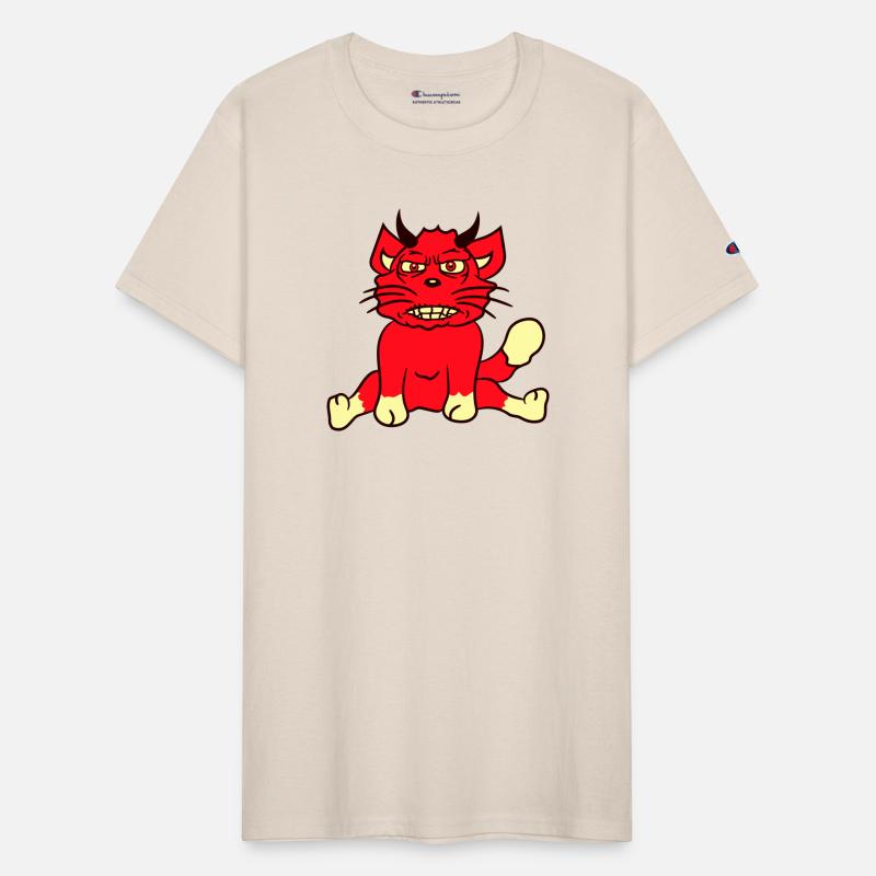 Demon Monster Cat Halloween Fun Horror Devil Horns