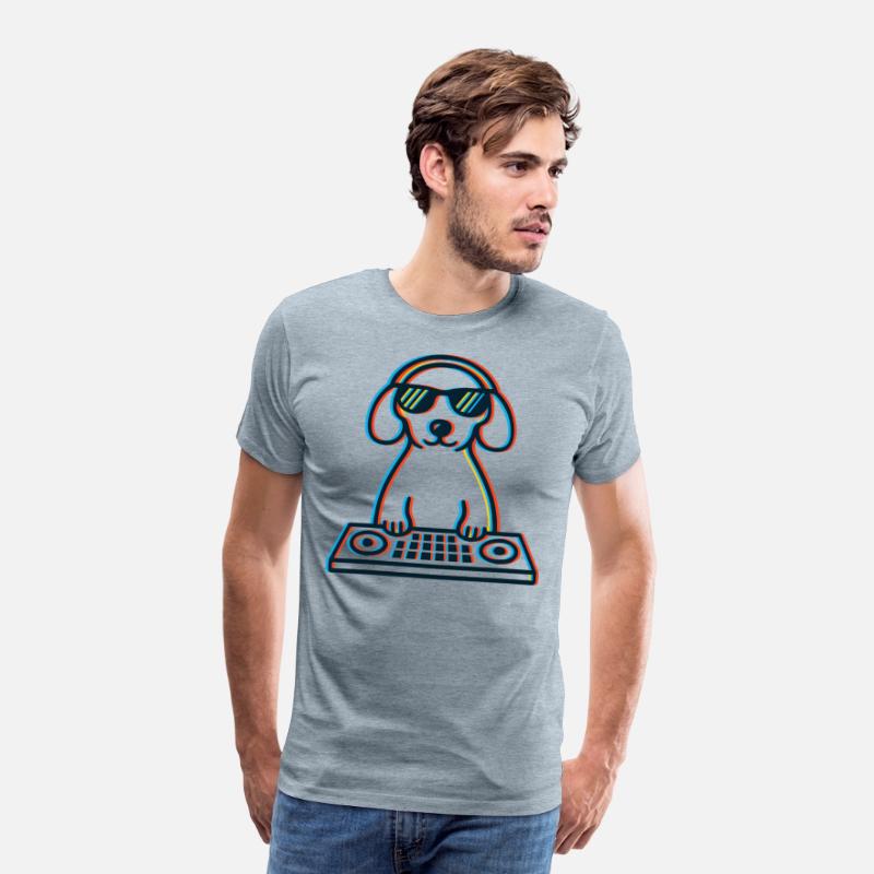 DJ Dog – Glitch Style Music Logo