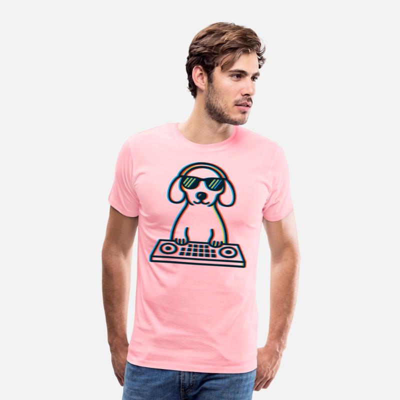 DJ Dog – Glitch Style Music Logo