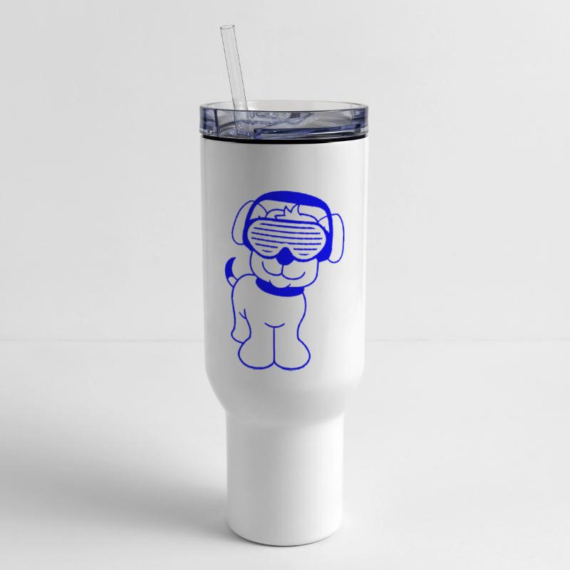 DJ Dog Pet Animal Sunglasses Headphone Music Party