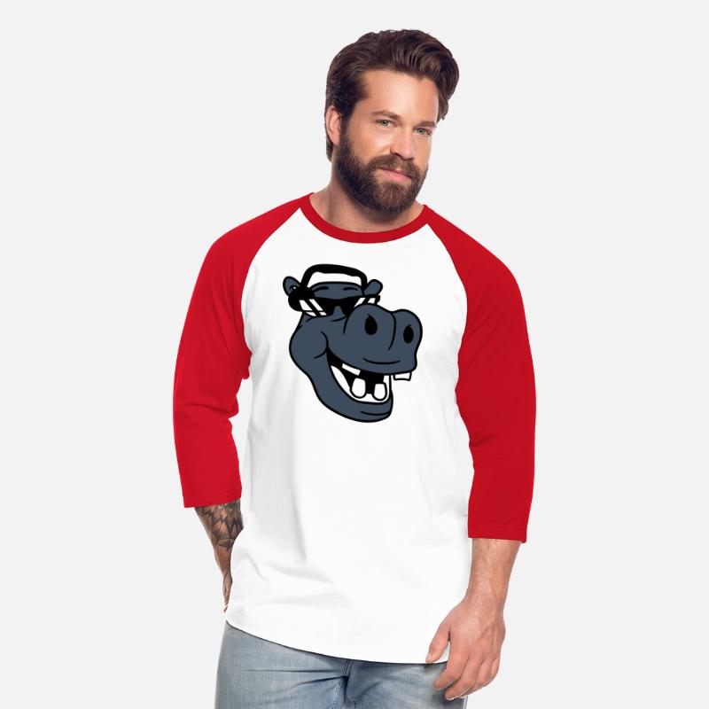 DJ Funny Laughing Hippo Sunglasses Music Face Fun