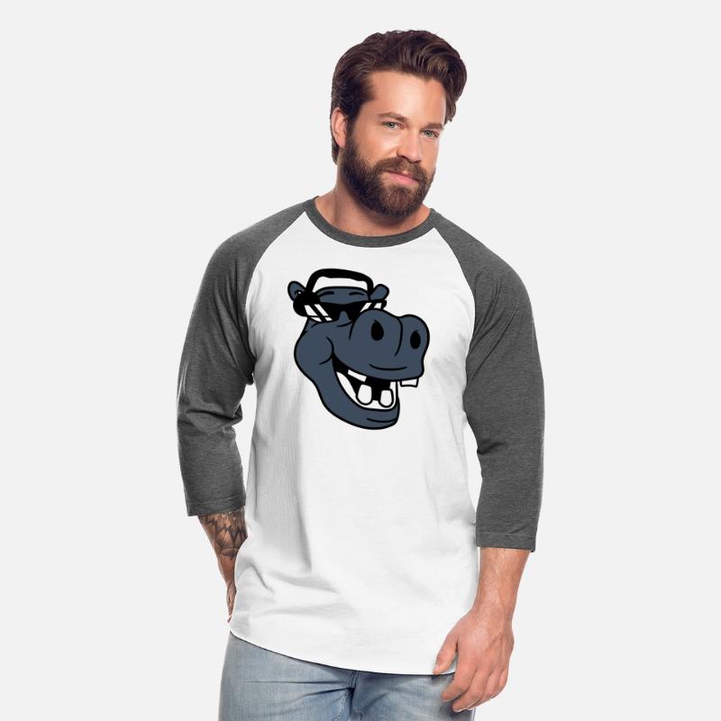 DJ Funny Laughing Hippo Sunglasses Music Face Fun